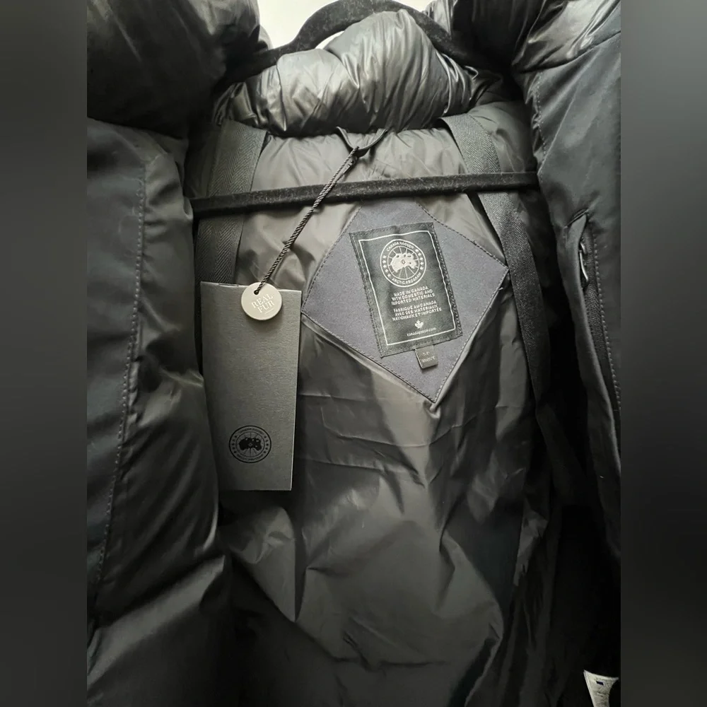 Canada Goose Sherridon Parka Black Label Men’s Small – NEW With Tags – Navy - Picture 6 of 11